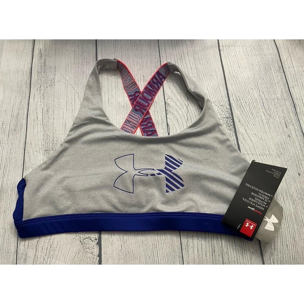 NEW! NWT Under Armour UA HeatGear Girl Sports Bra, Size Youth Extra Large, YXL